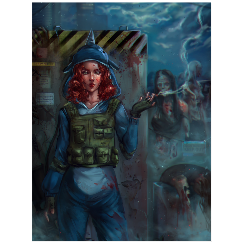 Smoke Break Print