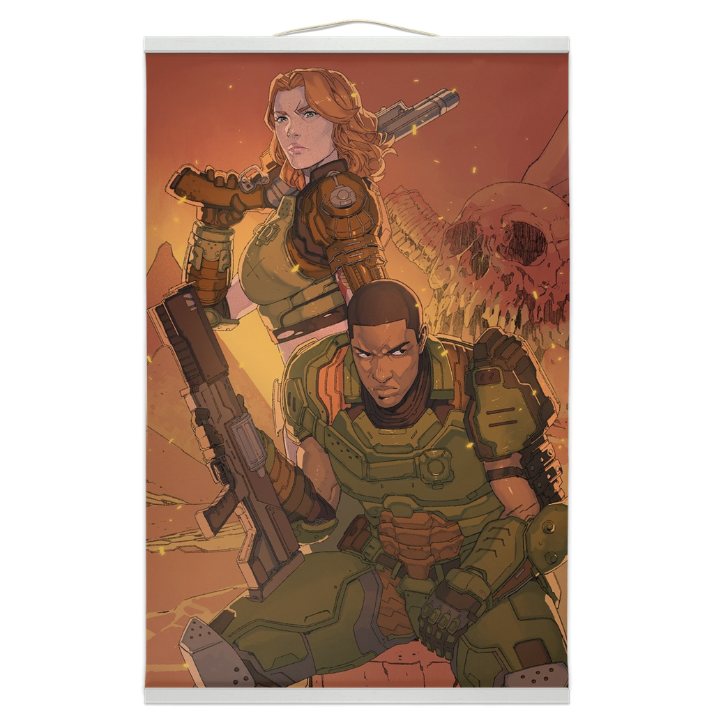RAGS: DOOMED Wall Scroll