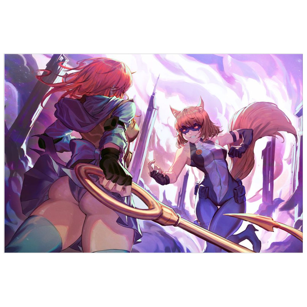 Sailor vs Squirrel Print