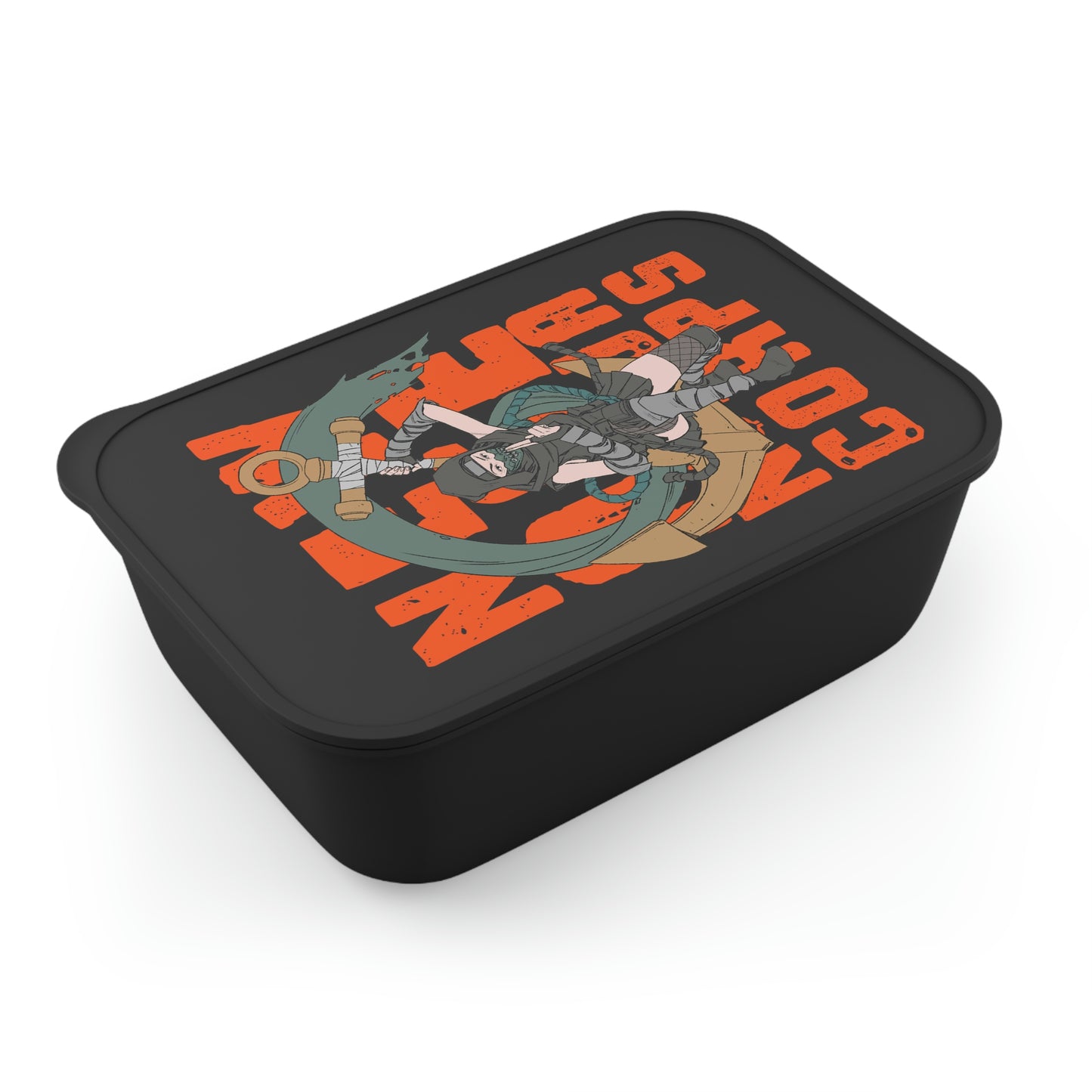 PLA Bento Box with Band and Utensils