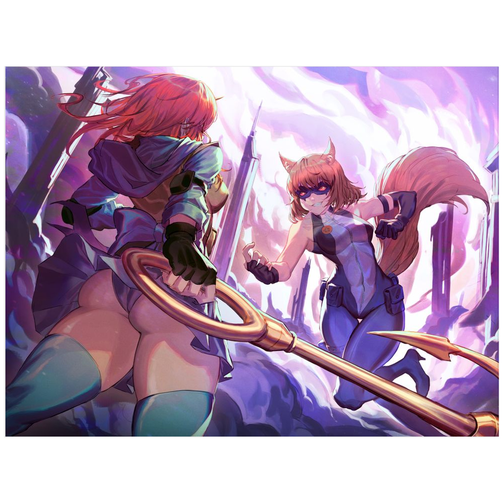 Sailor vs Squirrel Print