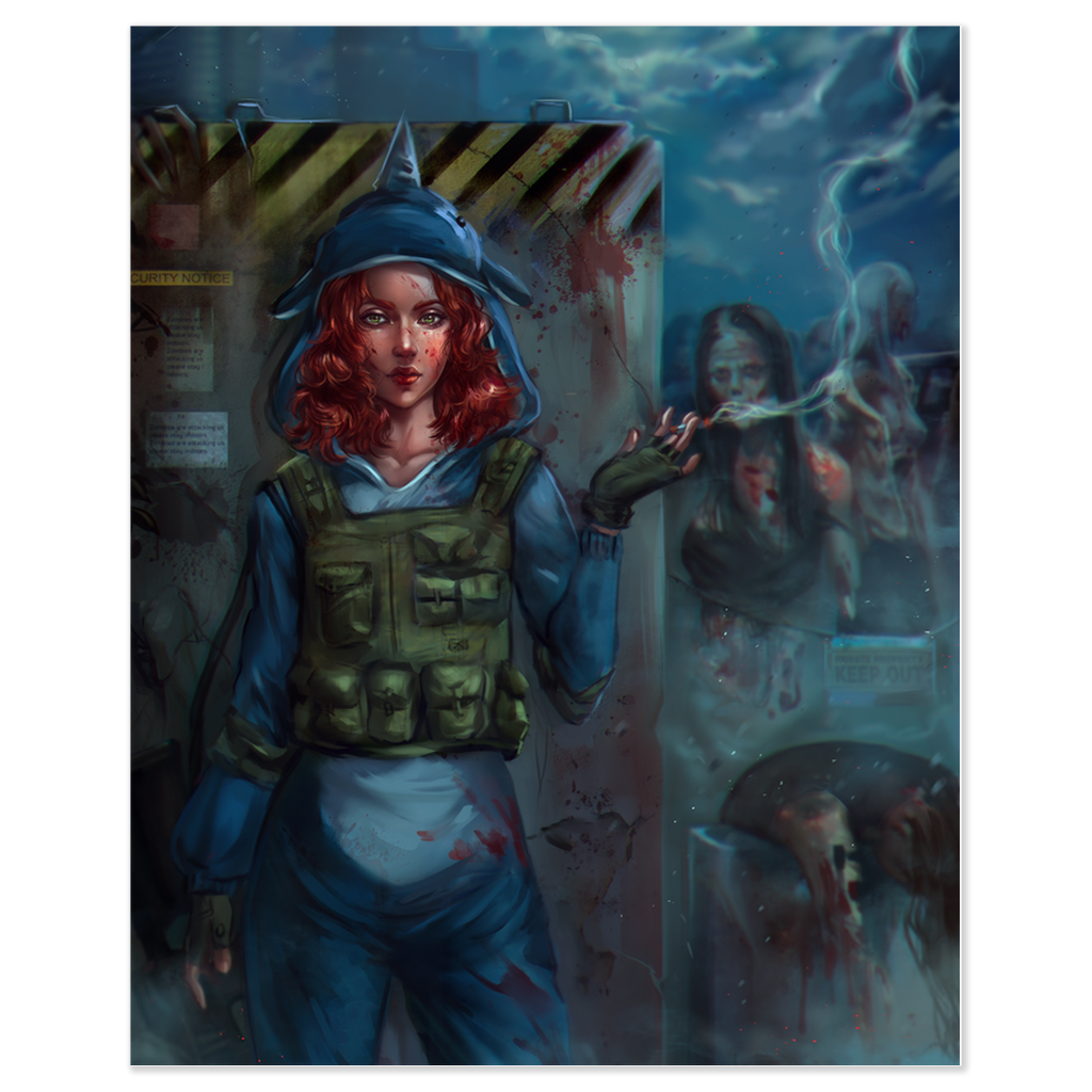 Smoke Break Print