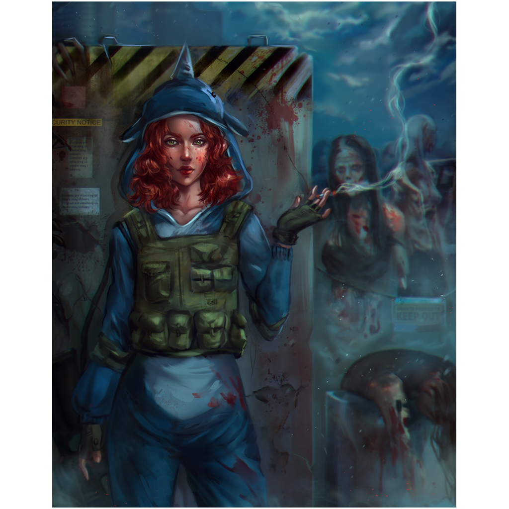 Smoke Break Print