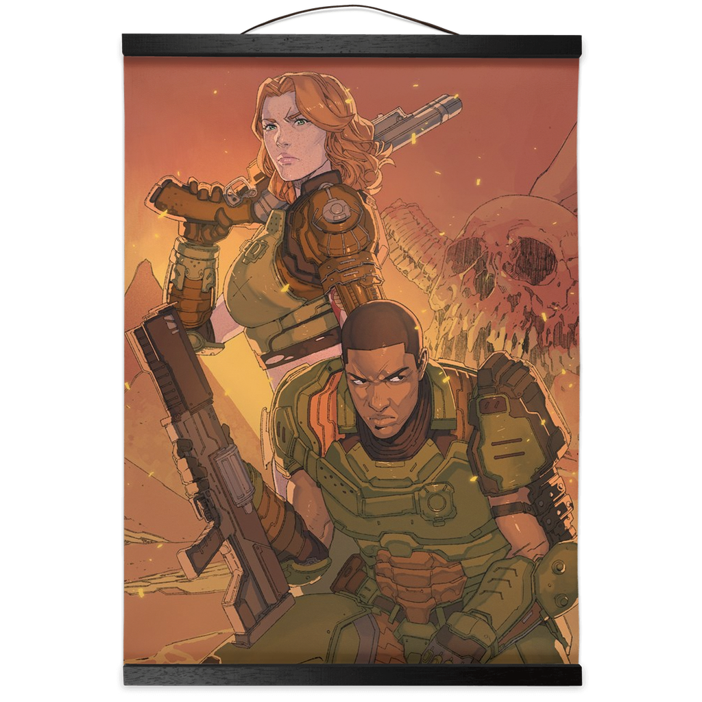 RAGS: DOOMED Wall Scroll