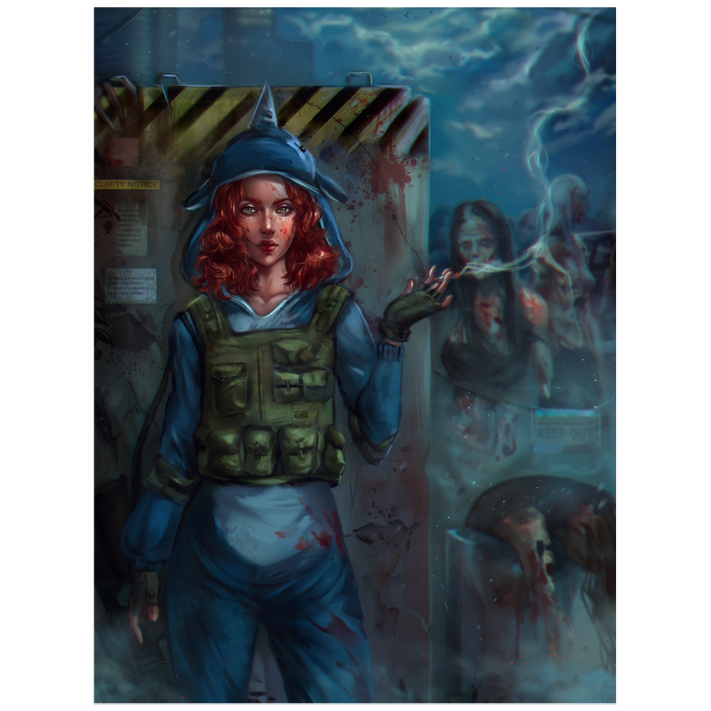 Smoke Break Print