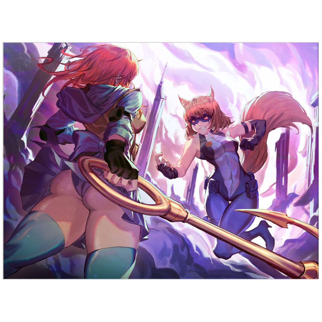 Sailor vs Squirrel Print