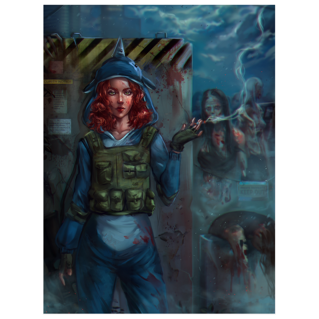 Smoke Break Print