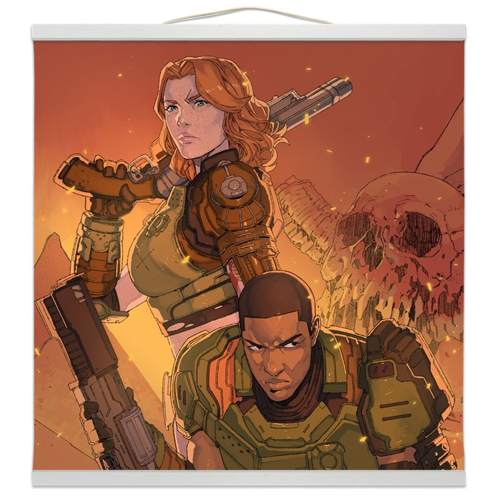 RAGS: DOOMED Wall Scroll