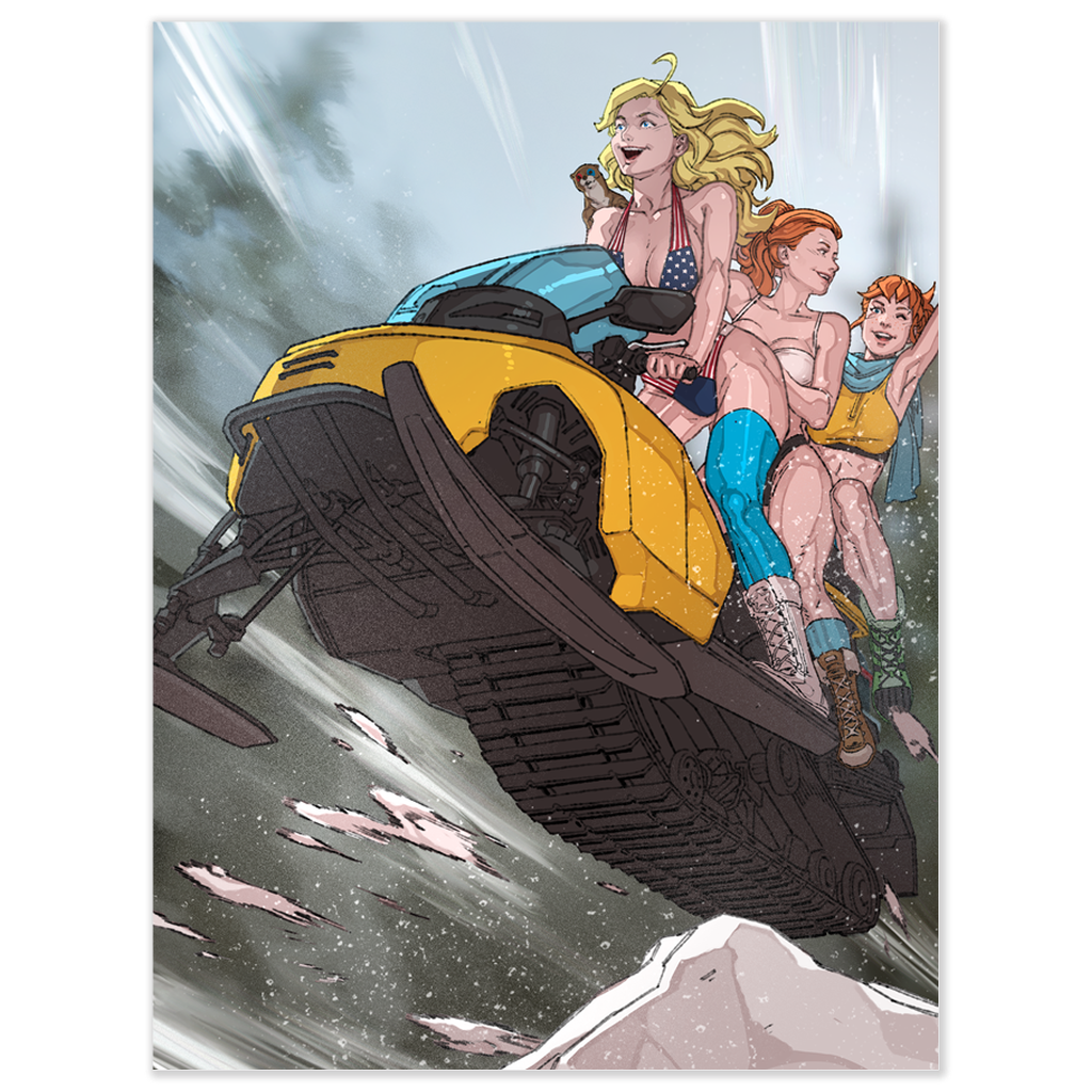 Winter Swimsuit Snowmobile