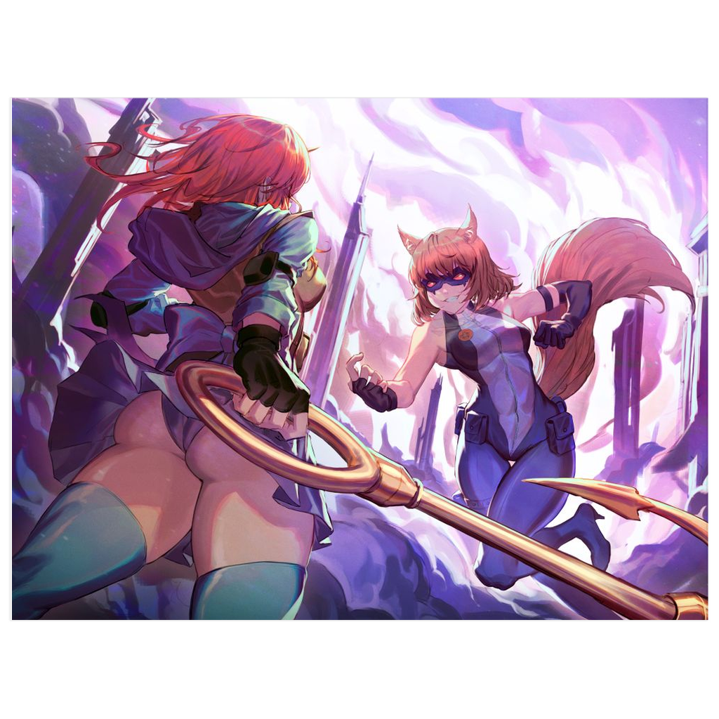 Sailor vs Squirrel Print