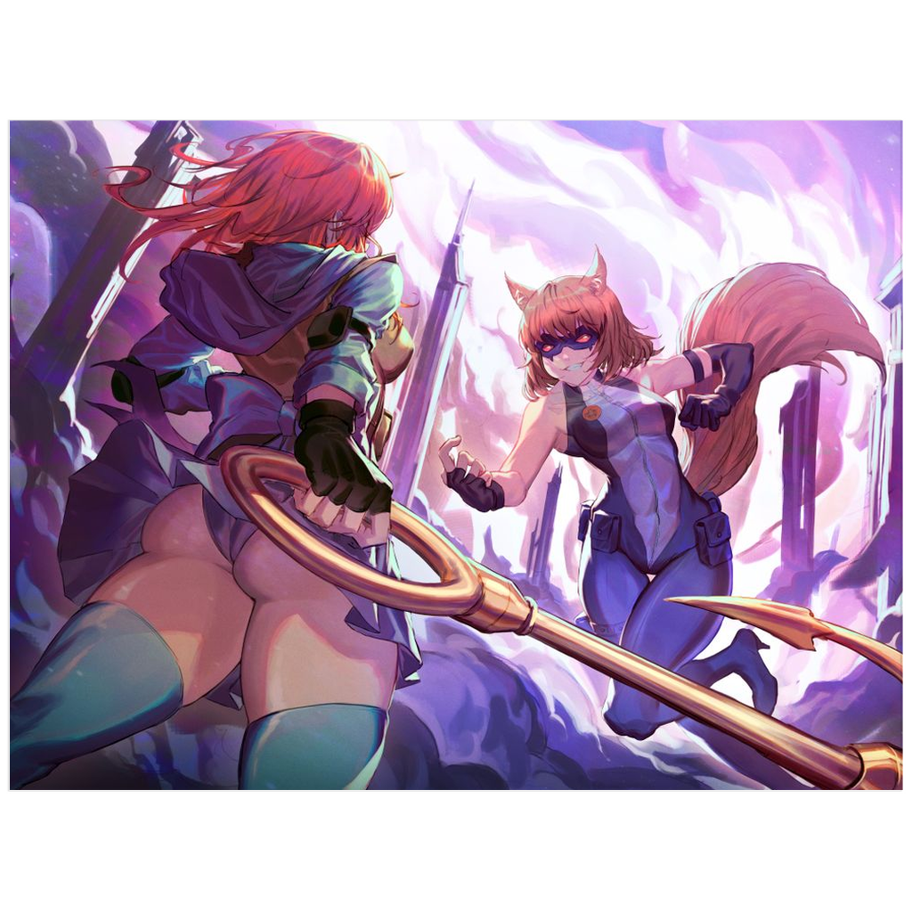 Sailor vs Squirrel Print