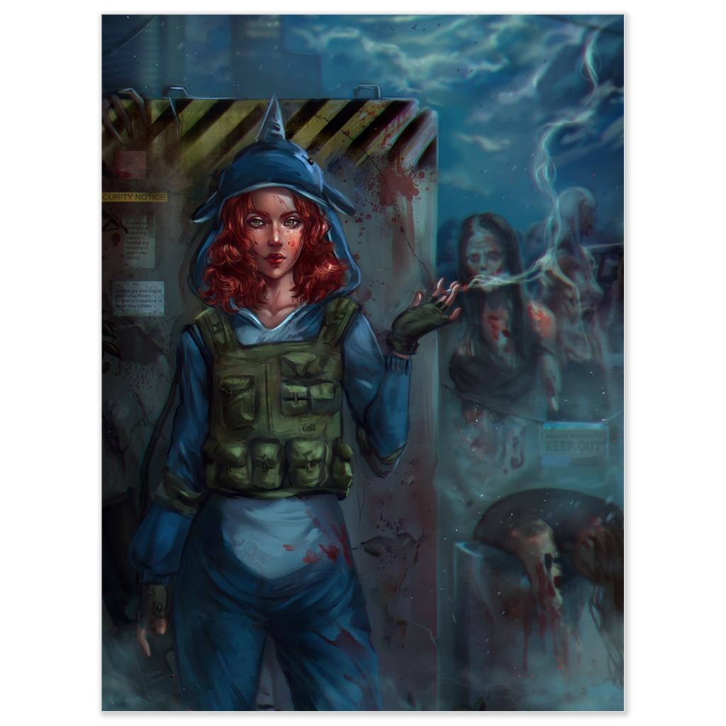 Smoke Break Print