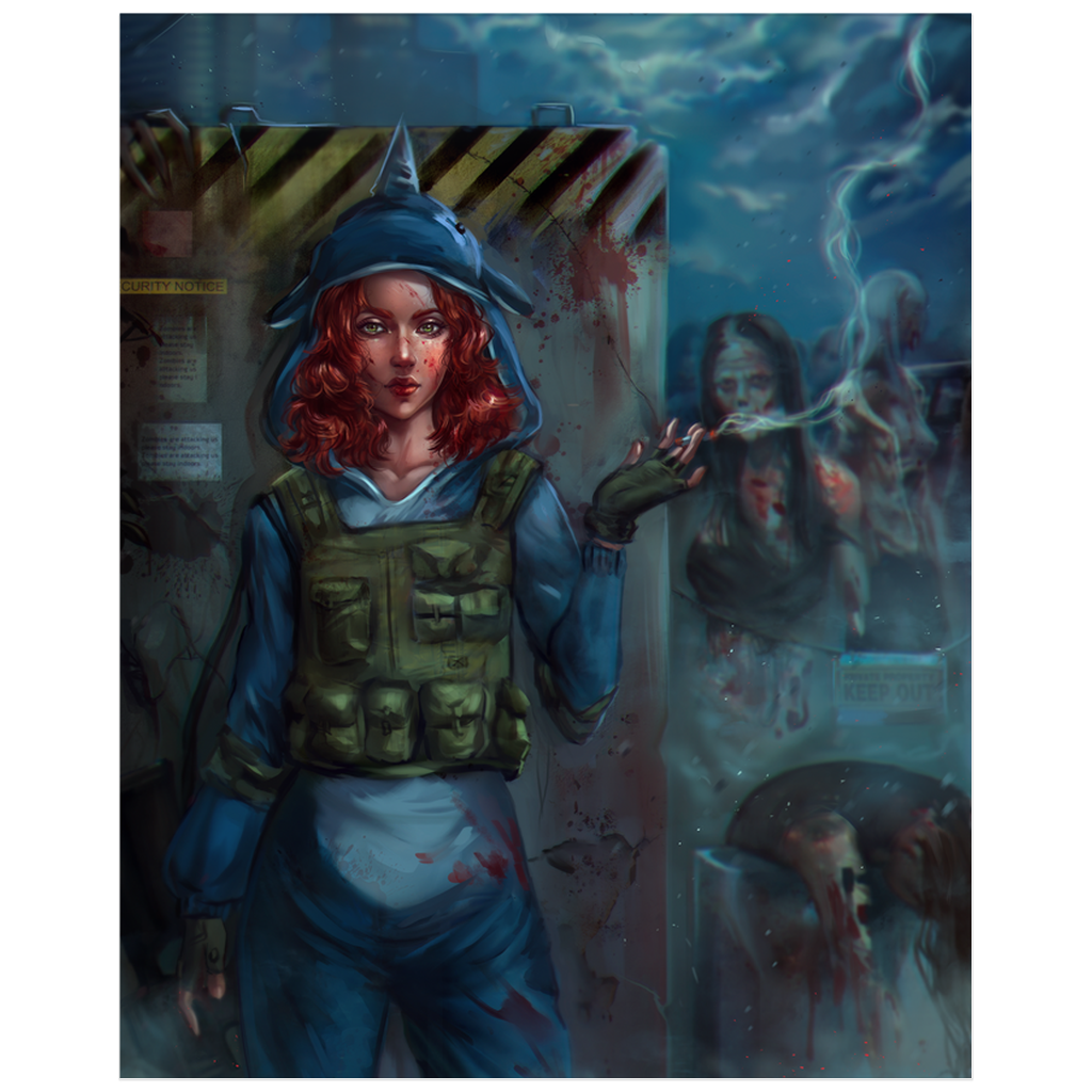 Smoke Break Print