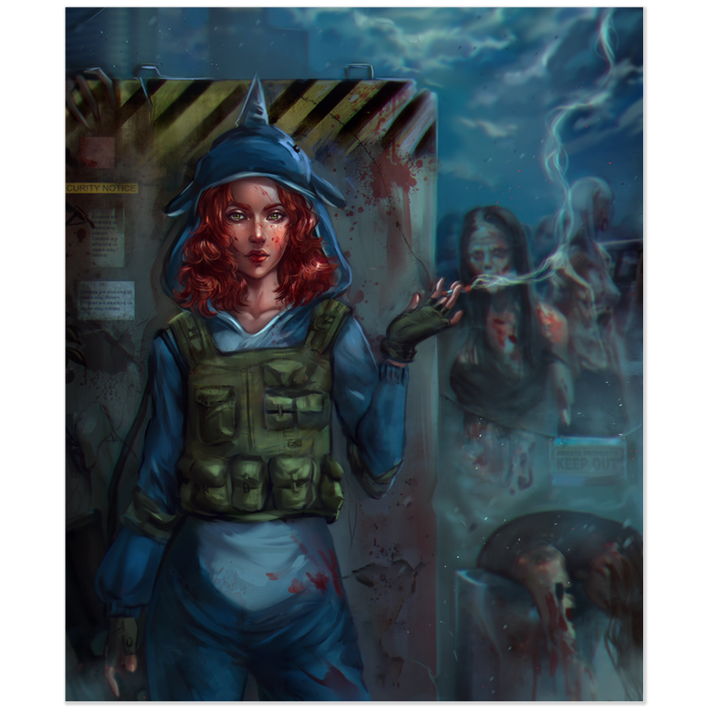 Smoke Break Print