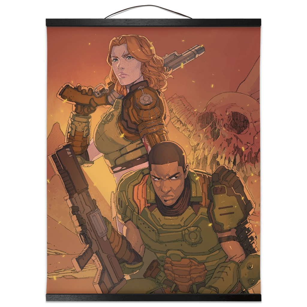 RAGS: DOOMED Wall Scroll