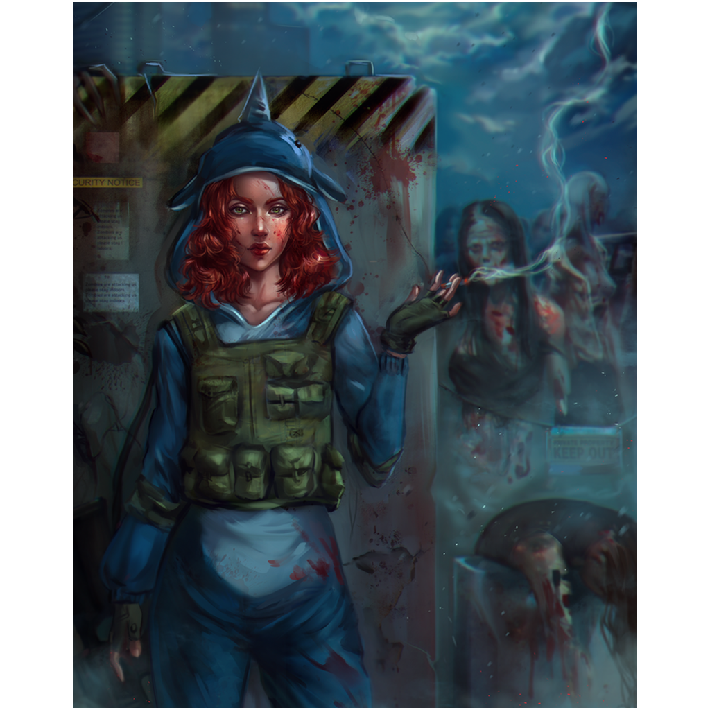 Smoke Break Print