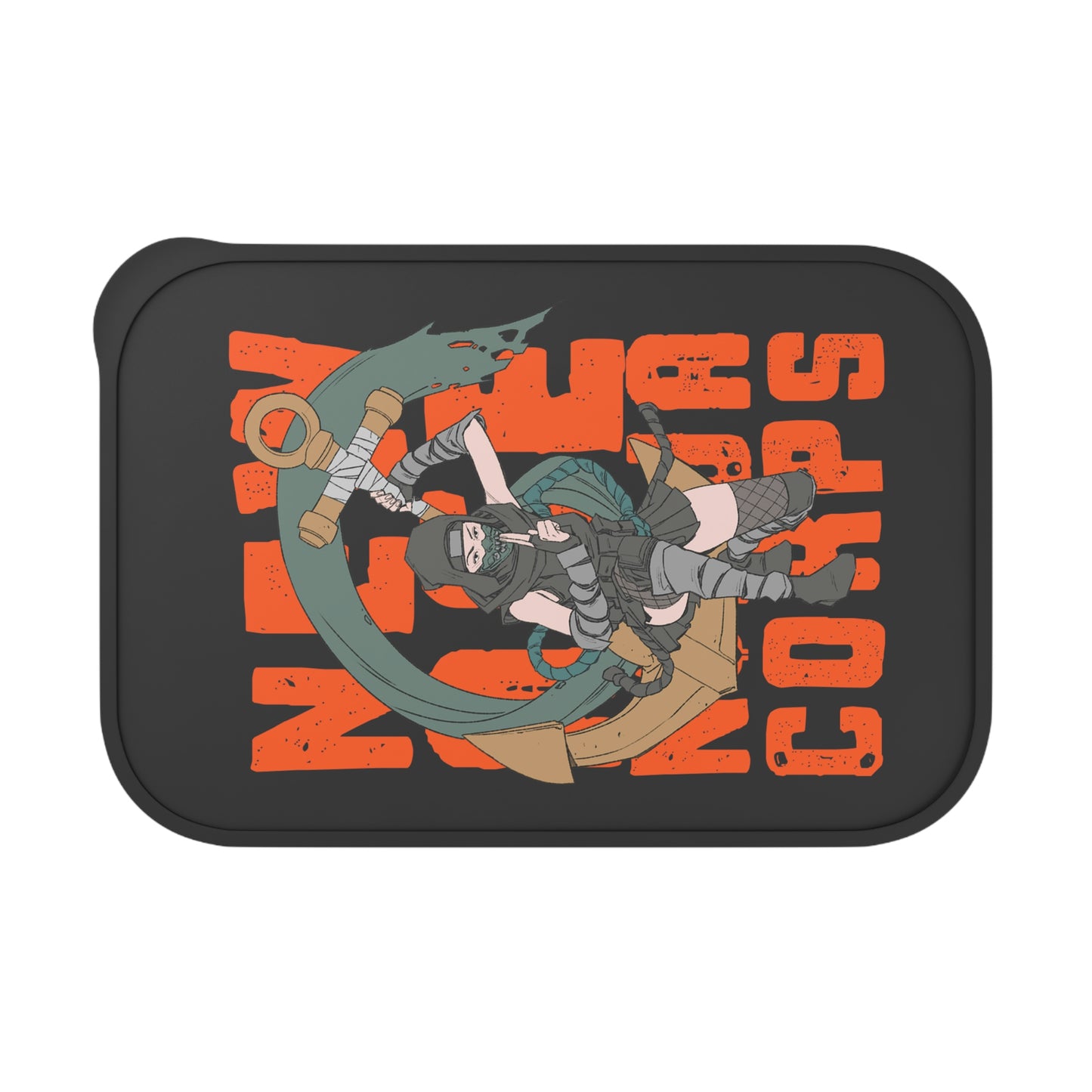 PLA Bento Box with Band and Utensils