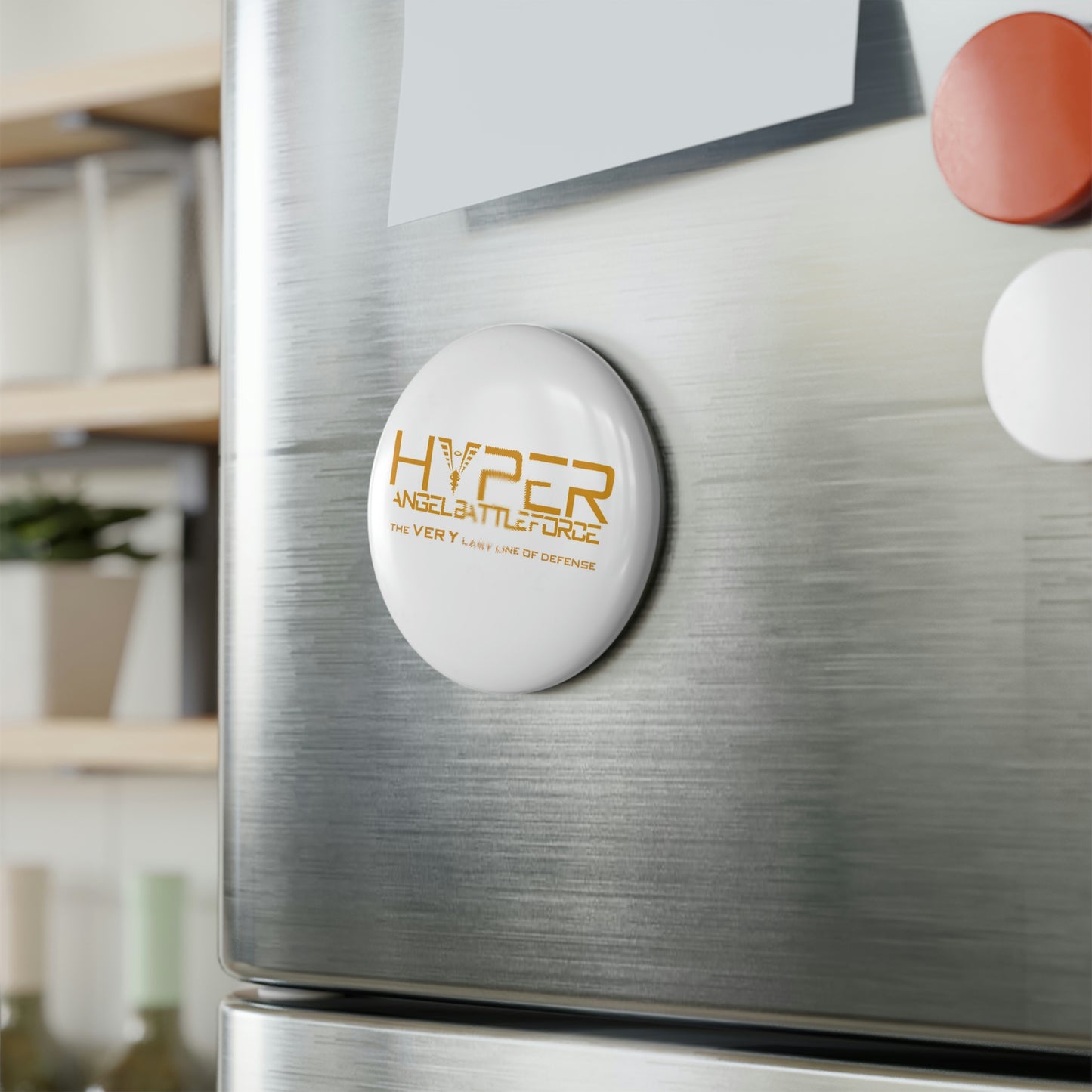 Hyper Angel Battle Force Magnet Button