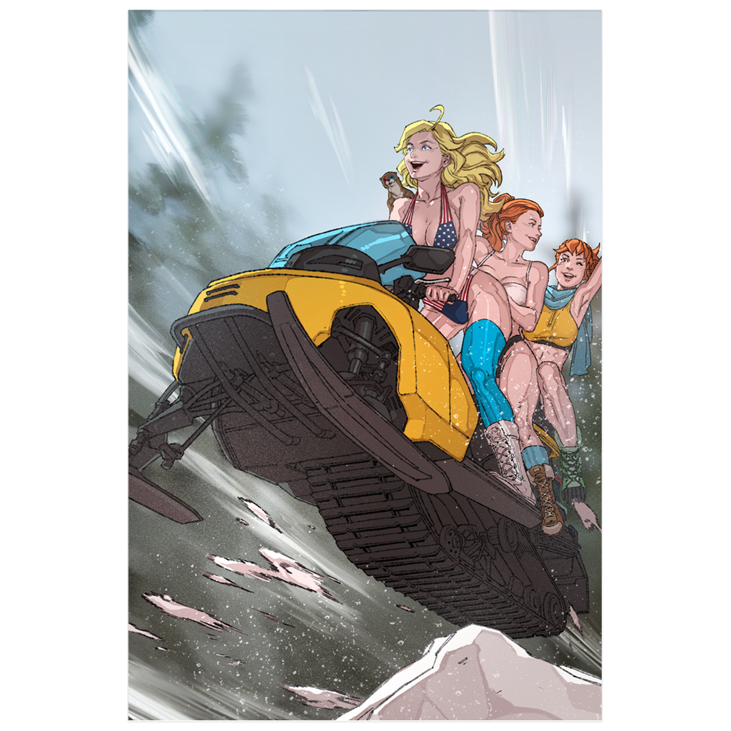 Winter Swimsuit Snowmobile