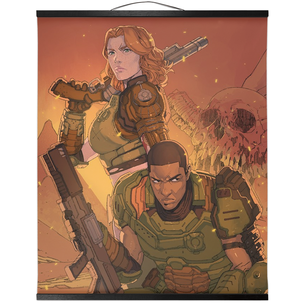 RAGS: DOOMED Wall Scroll
