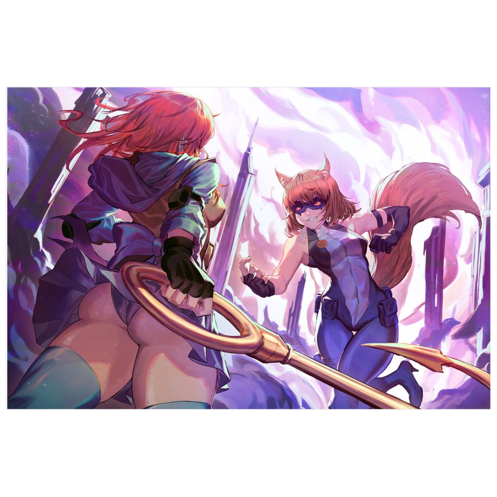 Sailor vs Squirrel Print