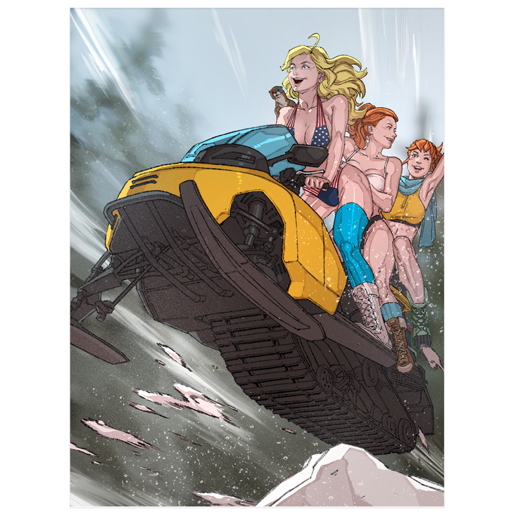 Winter Swimsuit Snowmobile