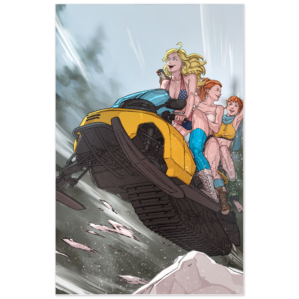 Winter Swimsuit Snowmobile