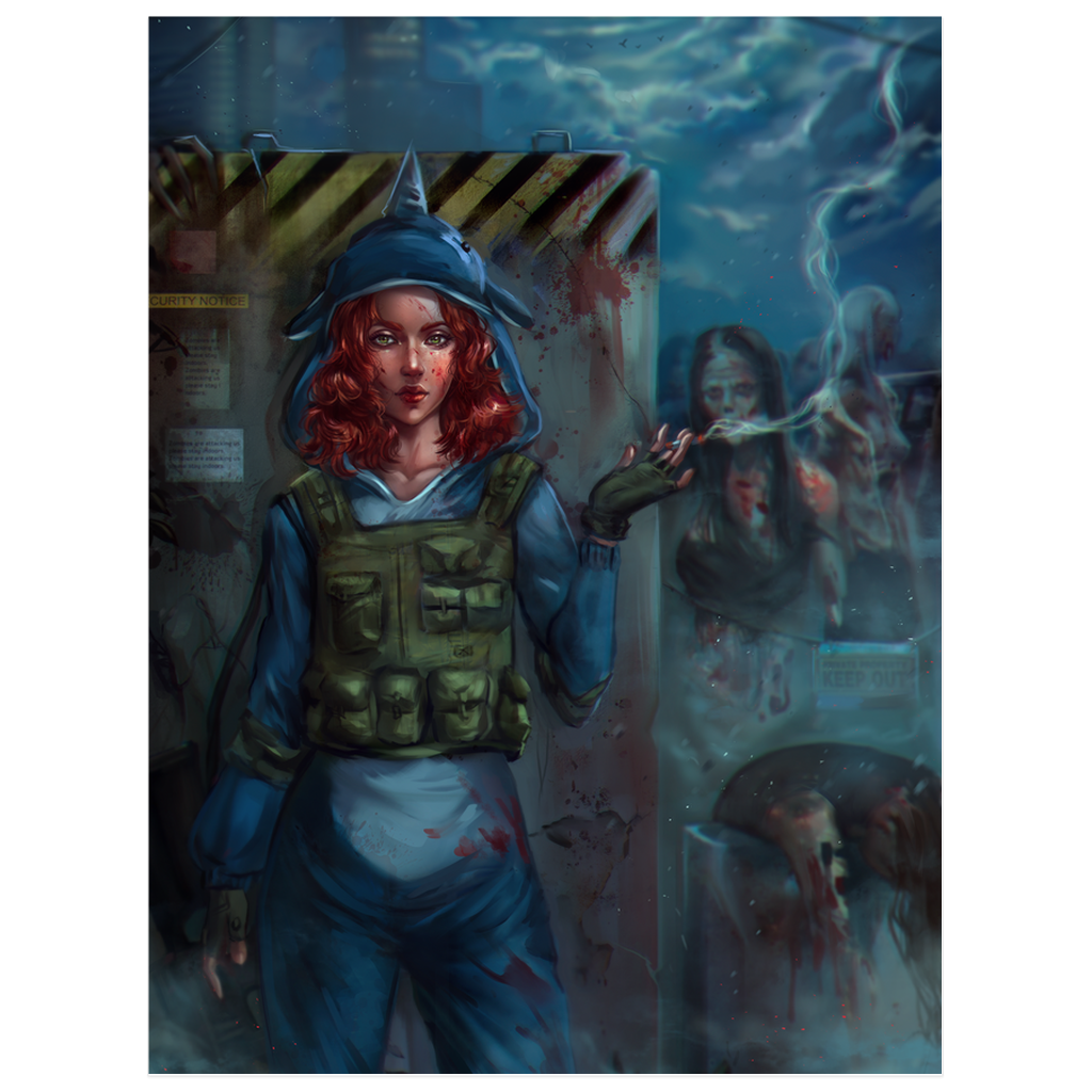 Smoke Break Print