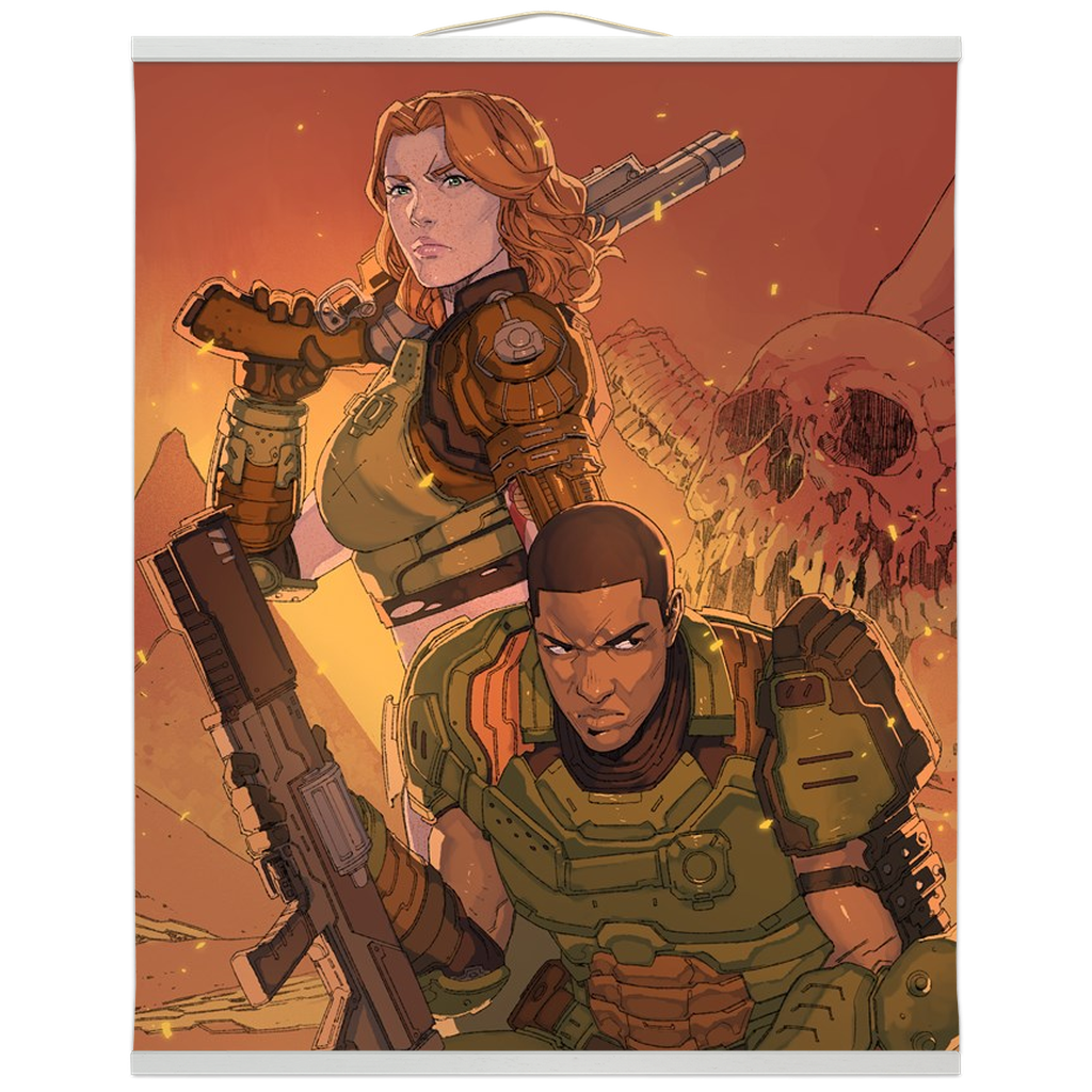RAGS: DOOMED Wall Scroll