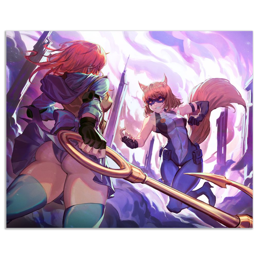 Sailor vs Squirrel Print