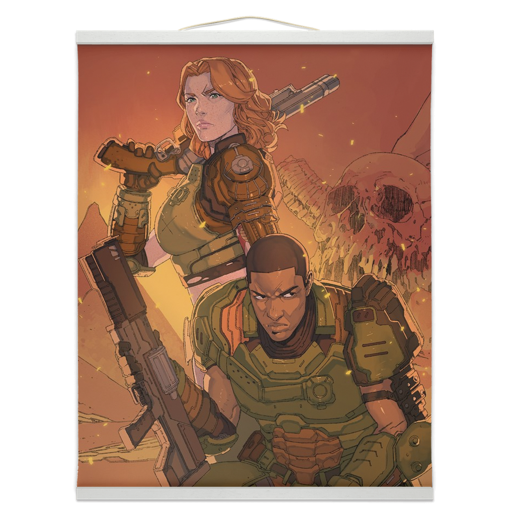 RAGS: DOOMED Wall Scroll