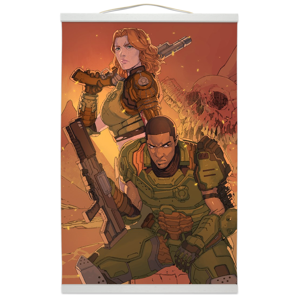 RAGS: DOOMED Wall Scroll