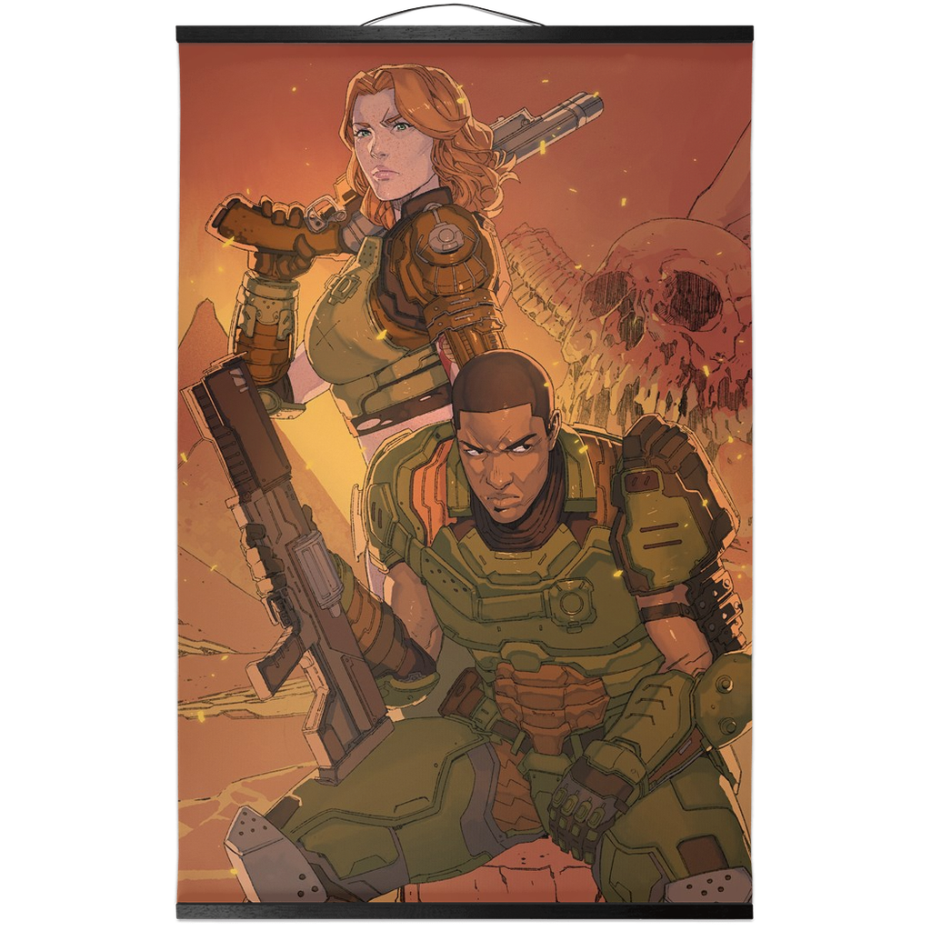 RAGS: DOOMED Wall Scroll