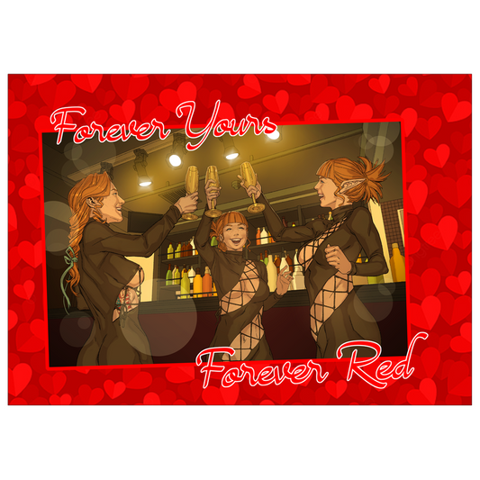 Forever Red Valentines Day Cards!